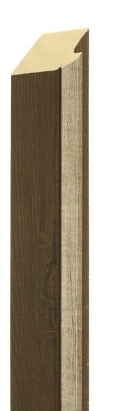 33mm Brown grain with silver inner edge