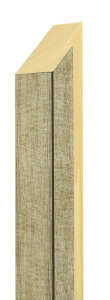 30mm Flat silver black edge line detail