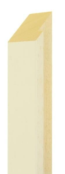 38mm Flat painted grain white