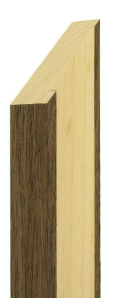 28mm Flat grain dark walnut (veneer)