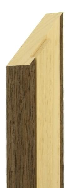 28mm Flat grain dark walnut (veneer) 19mm pine box