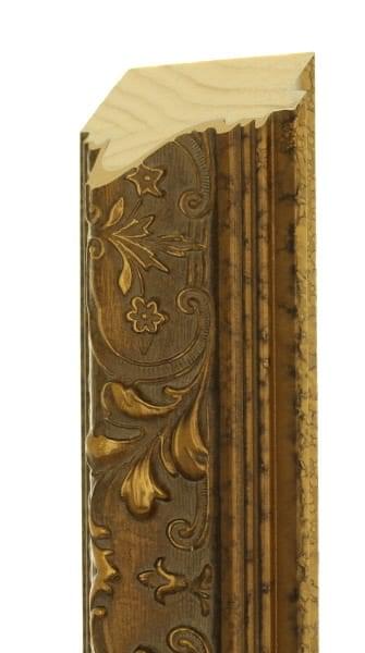 75mm Bronze floral embossed (high pattern)