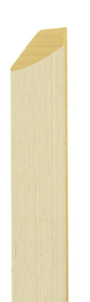 30mm Sloped pale ivory grain wash