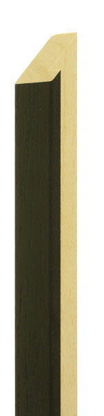 22mm Painted grain black