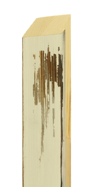 50mm Hand finished vintage worn white