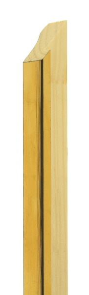 20mm Black edged pale bronze