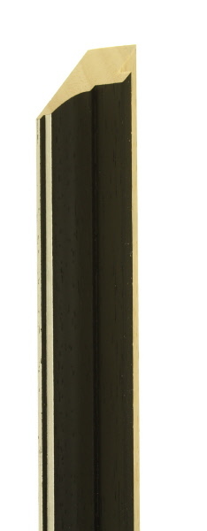 30mm Painted black with silver lines