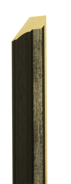 30mm Painted black burnished silver 