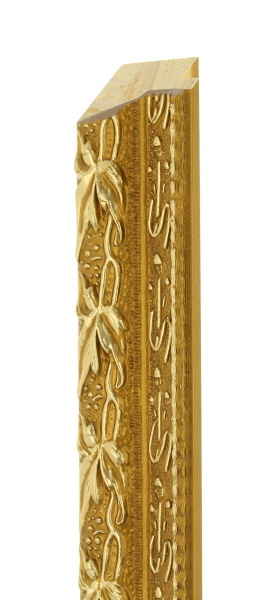 40mm ' Ornate decorative ' antique pale gold