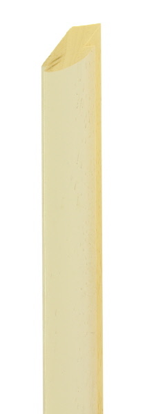 23mm Painted grain white silver back line