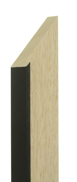 22mm Painted grain black