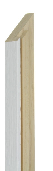 20mm Painted grain matt white - 9mm pine box