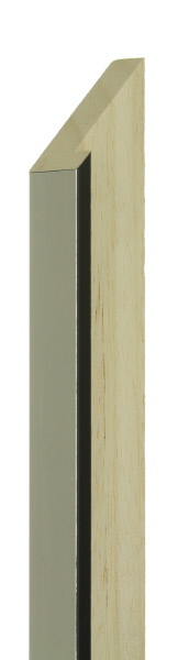 18mm Burnished silver / black sides