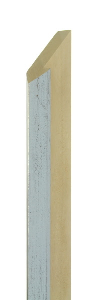 19mm Painted light blue over brown silver line