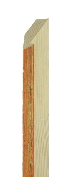 25mm 'Vintage' orange and gold