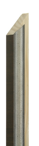 20mm Dark walnut - pewter and black