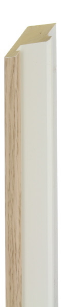 30mm Matt off white & oak (side)