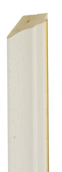 44mm Matt painted grain oyster gold line