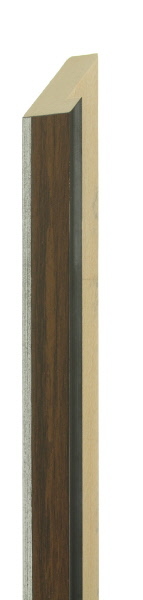 20mm walnut with antique silver side