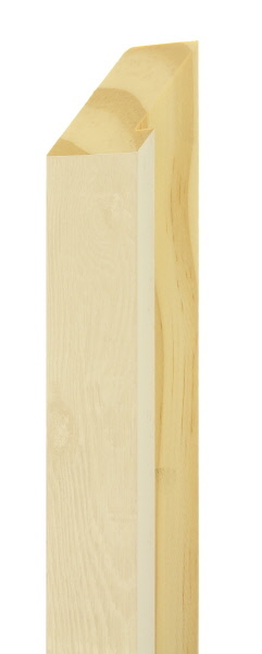 34mm Flat smooth grain white oak