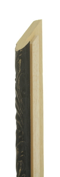 20mm Black over gold - 9mm pine box