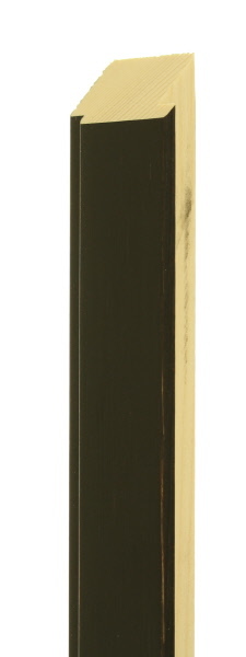 38mm Painted vintage black wash