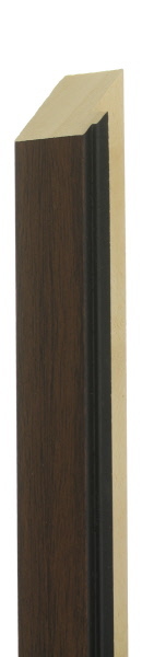 30mm Walnut with black inside line