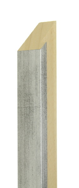 33mm Flat antique silver