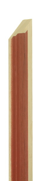 18mm Painted red / natural side