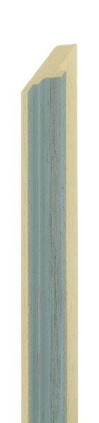 18mm Painted Light blue / natural side