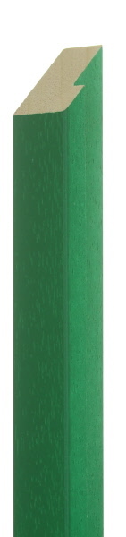 25mm painted green grain