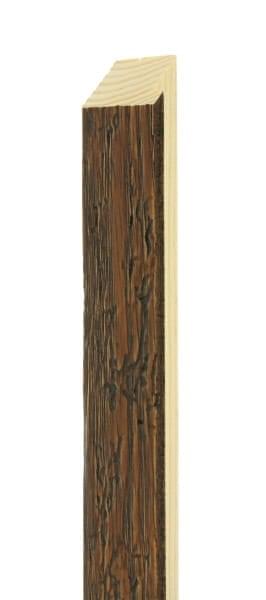 32mm Flat pitted grain brown