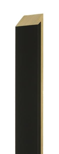 40mm Flat smooth black