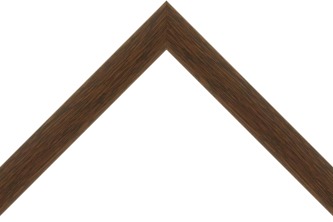 22mm Dark grain walnut