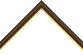 20mm Mahogany gold line