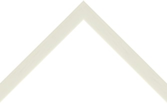 20mm Painted grain matt white