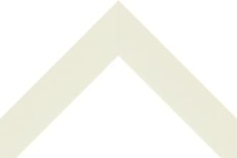 40mm Flat smooth matt white