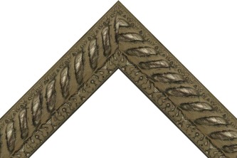 50mm Old rustic silver twirl (high pattern)