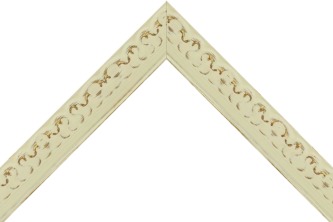 30mm Regency white wash gold burnish (high pattern)