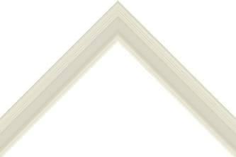 30mm Painted grain reverse step matt white