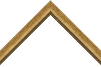 25mm Antique gold with hessian inside edge detail