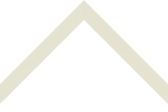 20mm Flat smooth white