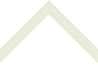 22mm Flat high gloss white