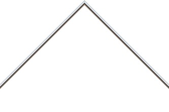 5mm Flat polished silver