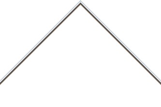 5mm Flat polished silver