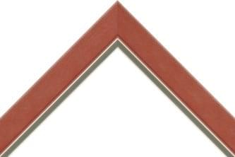 35mm Metallic volcanic red gloss with silver line