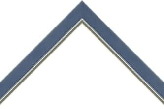25mm Metallic delph blue gloss with silver line