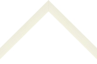 18mm Painted grain matt white