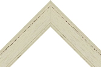 45mm Shabby chic off white (resin)