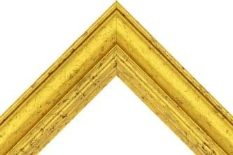 55mm Antique flecked gold